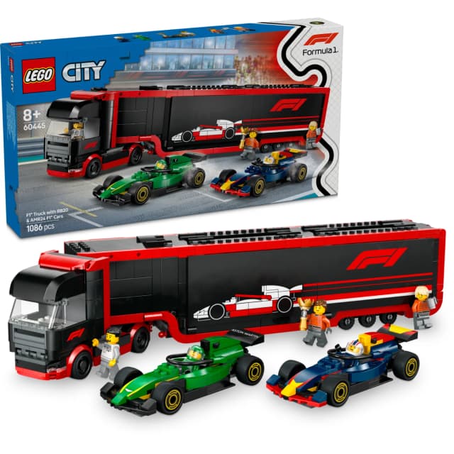 LEGO City 60445 F1 lastbil